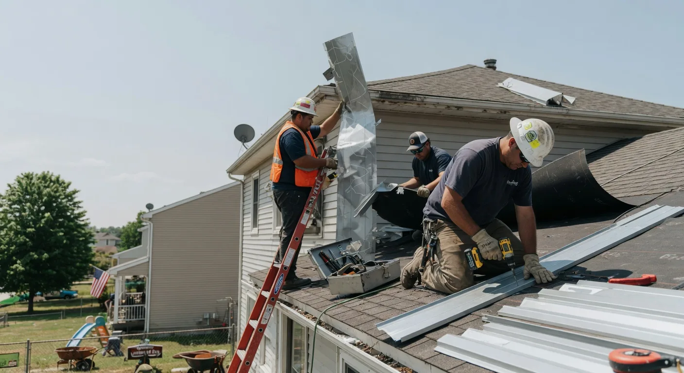Metal Roof Repair in Lickingville, PA